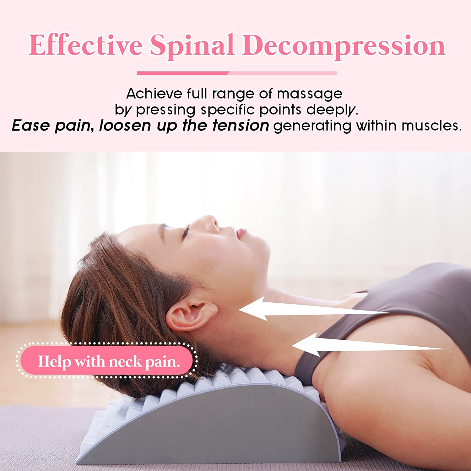 Posture Pole Corrector - 허리 통증 완화 치료 들것 뒤로