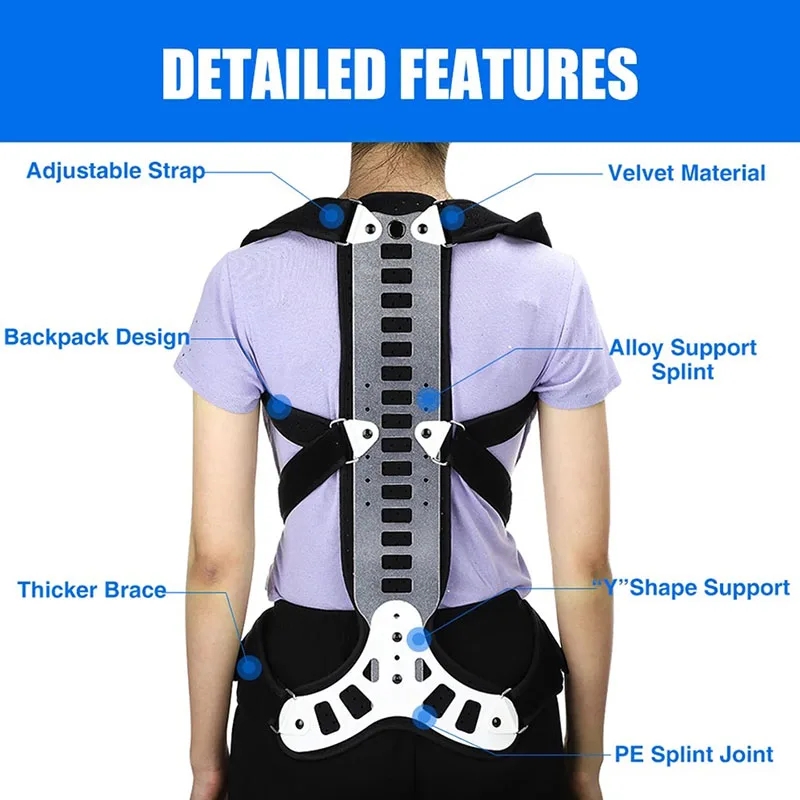 조정 가능한 등받이 자세 교정기 여성 남성 척추 측만증 - Posture Pole Corrector 리뷰 및 가격