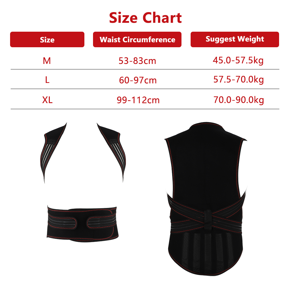 자체 발열 허리 지지대 자석 발열 교정 벨트 등 자세  - Posture Pole Corrector 리뷰 및 가격