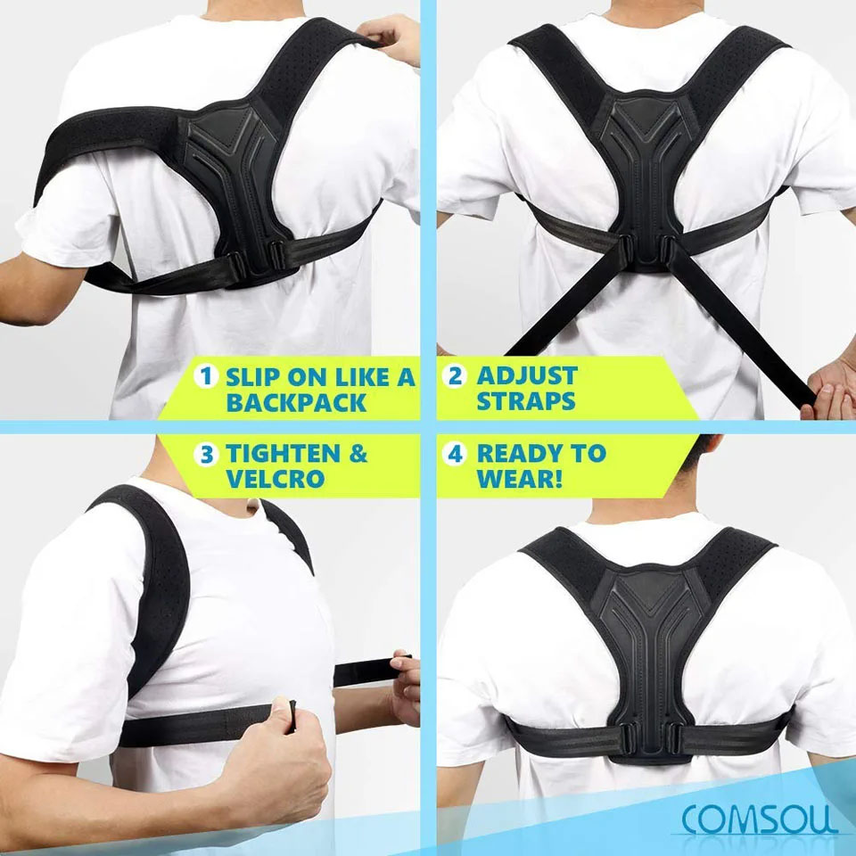 통기성 있는 자세 교정 벨트, 앉아있을 때도 보이지 않 - Posture Pole Corrector 리뷰 및 가격