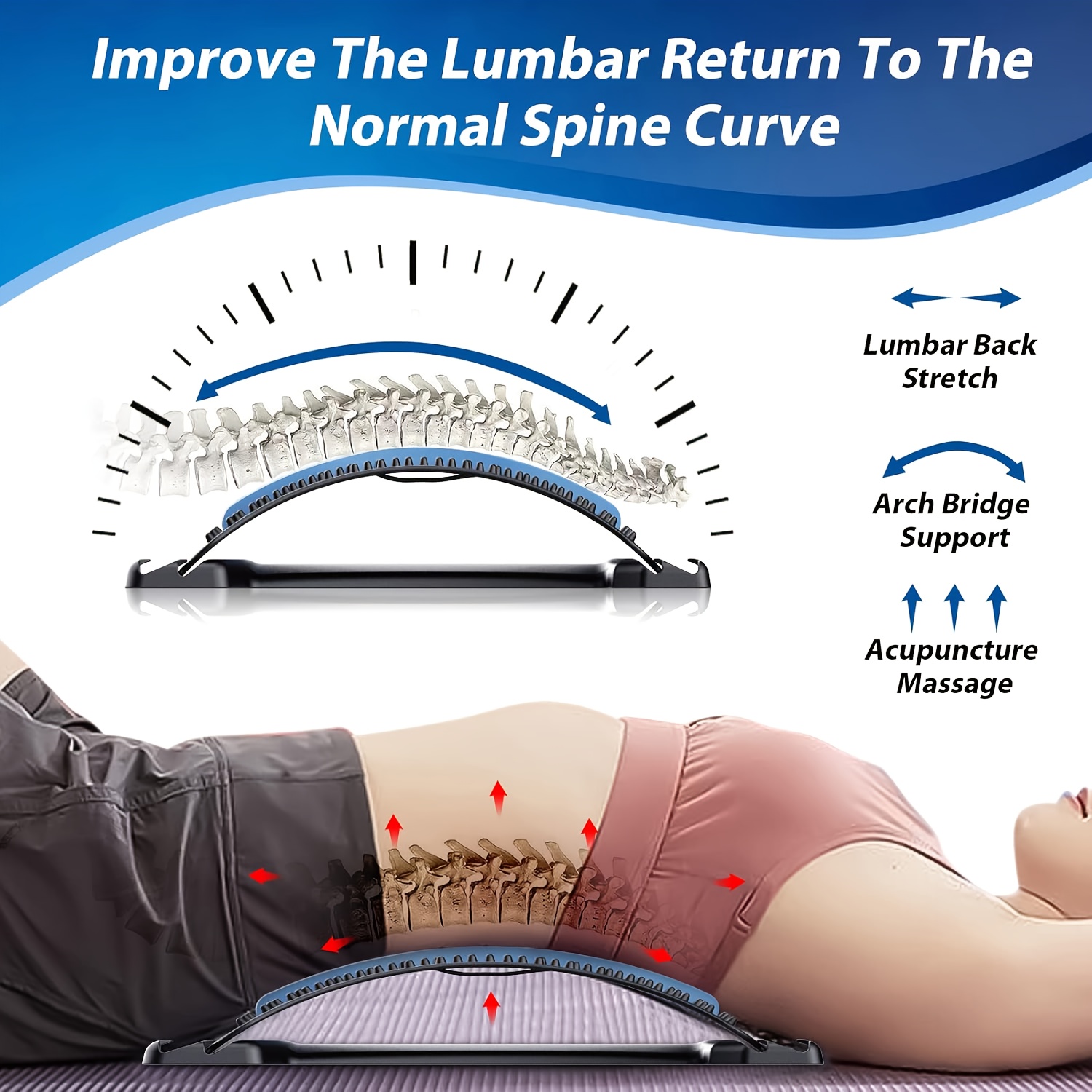 4단계 조절 가능한 등 스트레칭 기구 및 자세 교정기. - Posture Pole Corrector 리뷰 및 가격