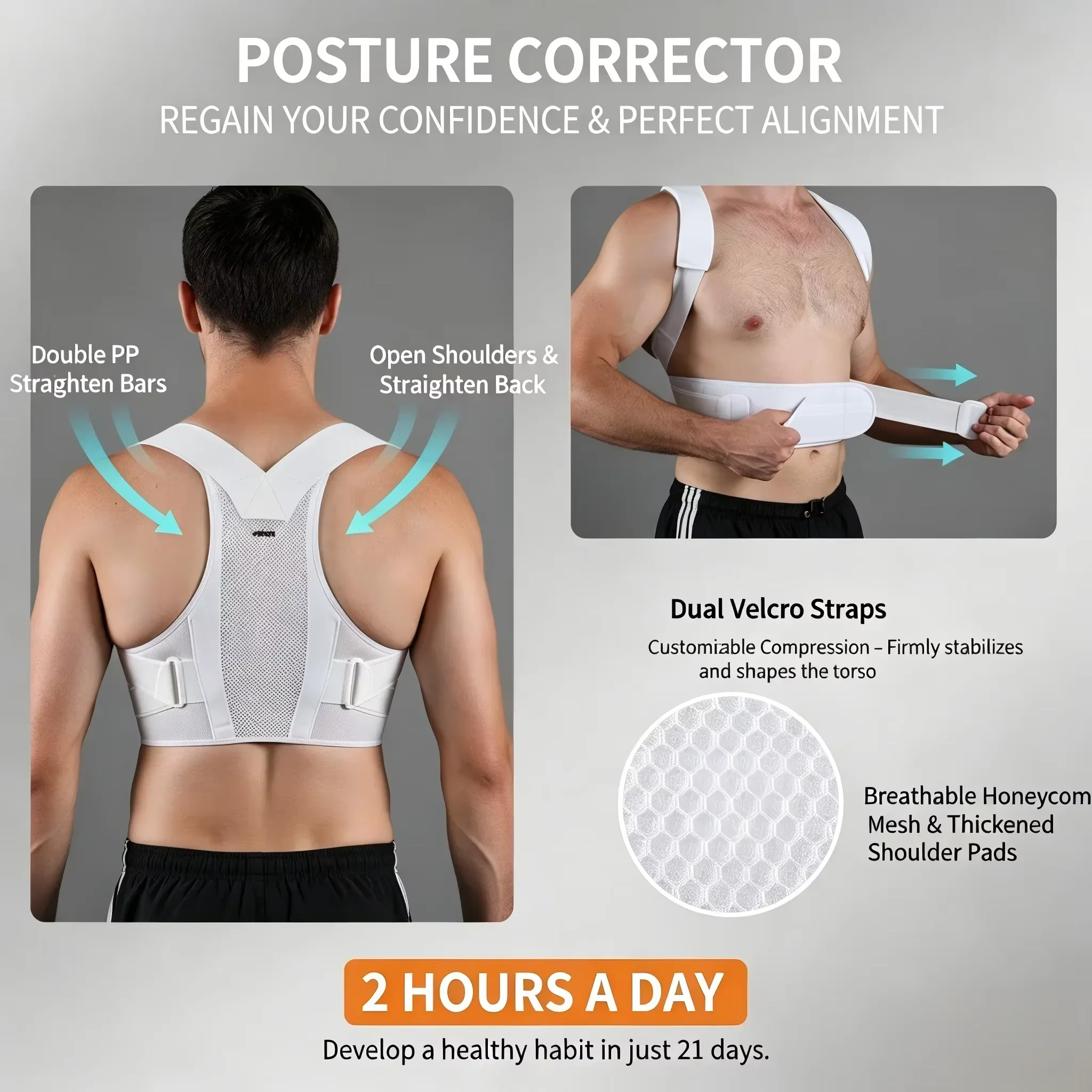 VBOSI 조절 가능한 자세 교정기 통기성 메쉬 등 어 - Posture Pole Corrector 리뷰 및 가격