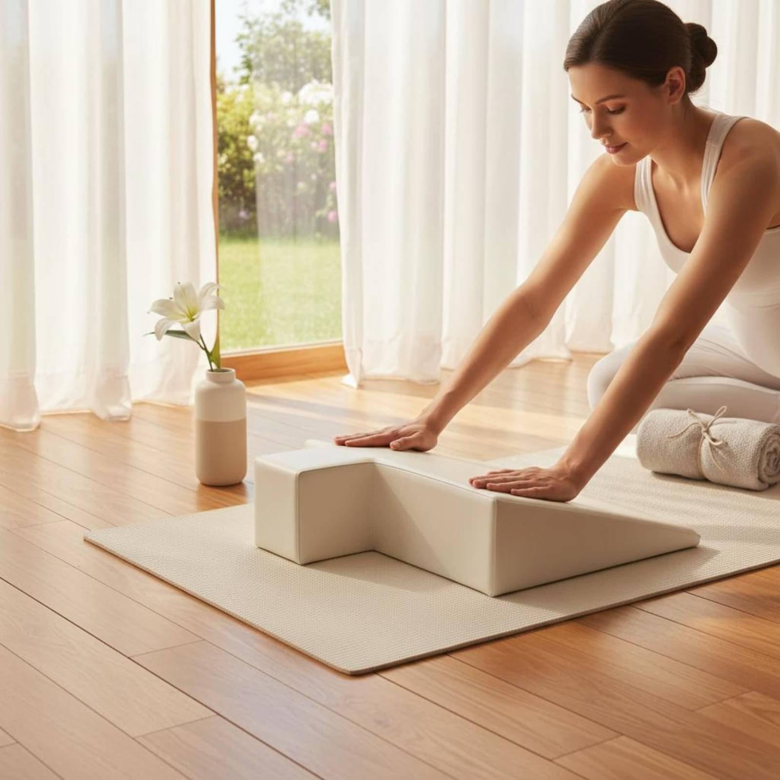 임산부 지원 쿠션 고밀도 폼 운동 베개 피트니스 필라테 - Pilates & Yoga Tina Fehrenbach 리뷰 및 가격