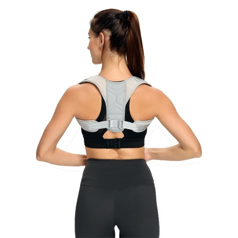 뒤 어깨 자세 교정기 조절 가능한 벨트 쇄골 척추 지원 - Posture Pole Corrector 리뷰 및 가격