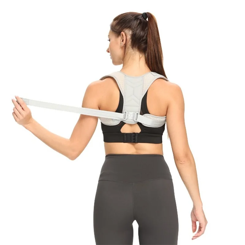 뒤 어깨 자세 교정기 조절 가능한 벨트 쇄골 척추 지원 - Posture Pole Corrector 리뷰 및 가격